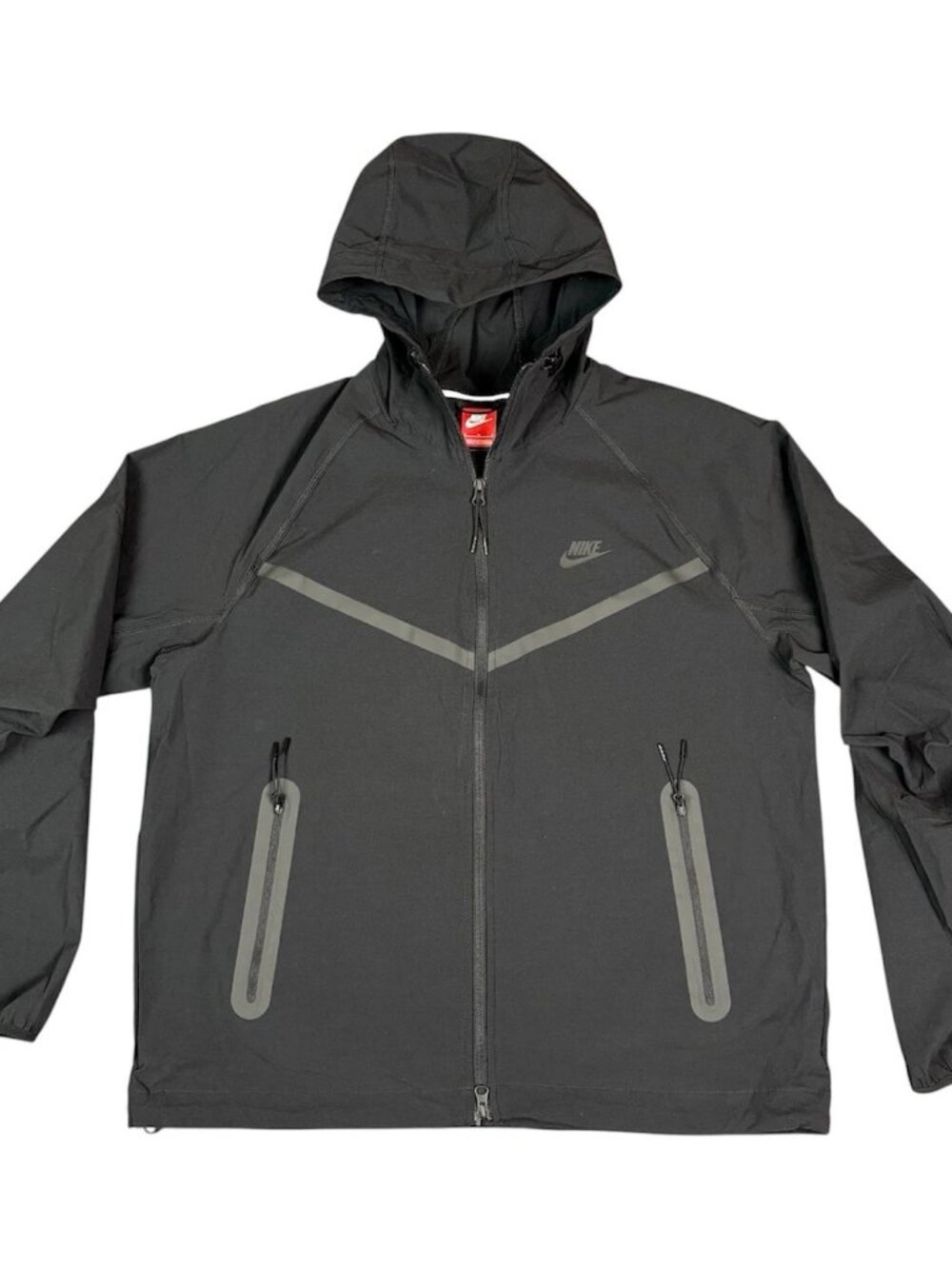 NIKE Wind Runner Nylon Woven Jacket Size M Black Tech Pack FB2198-010